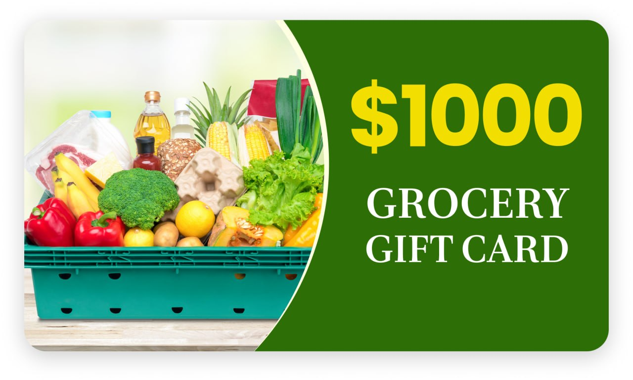 1k Grocery Gift Card reward